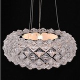 意大利米兰设计钻石水晶圆形吊灯客厅卧室餐厅灯创意简约时尚吊灯