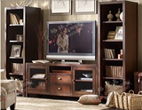 上海定制美式乡村全实木家具 客厅卧室组合电视柜橡木电视柜特价