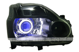 专用于日 产奇骏大灯总成改装Q5双光透镜HID氙气灯天使眼