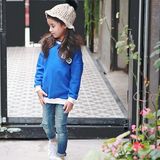 【代购】JKIDS韩国童装正品进口 2016秋专柜正品童装纯色休闲卫衣