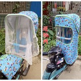 包邮自行车后置幼儿童座椅雨棚宝宝电动瓶车后座椅遮阳雨篷子棉棚