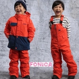 韩国SUGAPOINT滑雪服套装 儿童加厚防水男童女童户外滑雪服冲锋衣