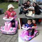 3-2岁儿童电动车室内送女宝宝摩托车四轮儿童玩具车可坐人小汽车