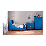 宜家IKEA代购 布松纳 可加长型儿童床实心松木伸缩儿童床宜家家居