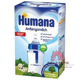 德国直邮 Humana/瑚玛娜 1段婴儿益生菌奶粉 3个月+ 600克