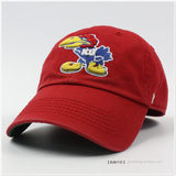 棒球帽子NCAA堪萨斯大学鸭舌外贸男女秋冬潮遮阳47brand正品包邮