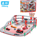 迪邦- 消防车系列拼装1:43电动合金轨道车儿童模型玩具车玩具