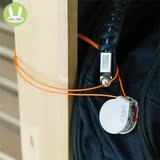 挪威Safe+微型密码锁 迷你箱包行李锁 可伸缩钢丝绳 旅行防盗装备