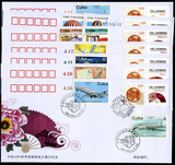 邮展纪念封组外品一套7枚 贴航空.航天.通信邮票