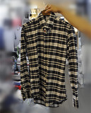 韩国东大门代购男装2015秋季新款韩版时尚男士格子休闲长袖衬衫