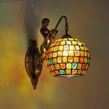 美人鱼壁灯 欧式地中海波西米亚客厅阳台吧台床头灯镜前灯玄关灯