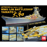 【3G模型】狮瑞蚀刻片 LE700103 日本海军战列舰大和号超级改套