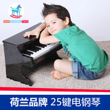 荷兰品牌儿童钢琴玩具电子琴木质带电源初学小钢琴3岁女孩礼物