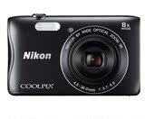 Nikon/尼康 COOLPIX S3700数码相机高清防抖WIFI卡片机8倍变焦