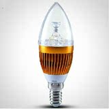 特价促销LED灯泡E14小螺口节能灯泡3W水晶蜡烛l灯泡拉尾灯灯泡