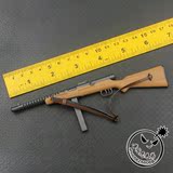 威龙1:6二战兵人玩具人偶武器模型苏军M1938A冲锋枪