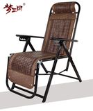 折叠竹子椅方便椅午休椅折叠椅不锈钢加厚折叠式椅子趟椅