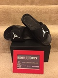 美国购 乔丹 Jordan Hydro 4 AJ4 全黑 黑白 运动拖鞋 拖鞋 女鞋