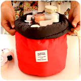 韩版水桶包大号化妆包 旅行便携防水简约化妆品护肤大容量收纳箱
