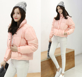 韩国代购2015冬季新款韩版学生棉服羽绒棉衣宽松外套短款小棉袄女