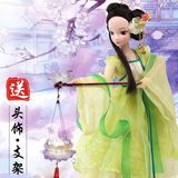 中国可儿娃娃衣服套装四季仙子七仙女古装婚纱14关节改装生日礼物