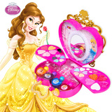 正品迪士尼公主化妆品手提化妆盒儿童化妆专用女孩表演化妆品玩具