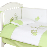 宝宝床品 纯棉套件 幼儿园婴儿床上用品 被套枕套 儿童床围 四季