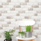 韩国PVC砖头砖块砖纹壁纸 防水客厅卫生间贴纸书房翻新自粘墙纸