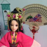 韩娜古装娃娃正品可儿芭比收藏生日礼物原装古代美女-单售头饰