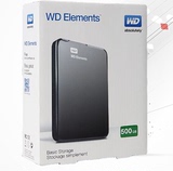 西数/Elements/e元素500G 原装移动硬盘 2.5寸USB3.0 正品行货1t