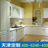 天津整体厨房橱柜定制灶台柜橱柜门板石英石橱柜实体定做欧式现代