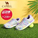 Camel/骆驼女鞋2016新款越野户外跑鞋涂鸦透气减震运动女鞋跑步鞋