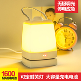 银之优品LED节能创意充电小夜灯插电卧室床头台灯喂奶婴儿睡眠灯