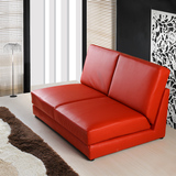 可折叠皮艺沙发床1.2米/1.5米宜家双人小户型折叠多功能 沙发