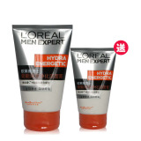 L＇oreal/欧莱雅男士洗面奶劲能深层净化洁面膏100克黑头去角质