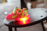 儿童发光鞋 转化 男童女童带亮灯童鞋 LED运动灯鞋 闪光七彩童鞋