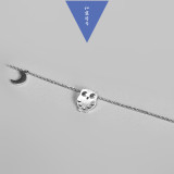 特价秘密符号S925纯银猫头鹰动物项链 创意手工日韩设计锁骨链女