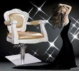 欧式玻璃钢美发椅子 液压升降剪发理容椅新款热销美容油压椅31045