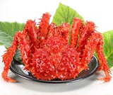 【包邮】智利进口野生帝王蟹 3.6~4斤高档海鲜水产鲜活熟冻皇帝蟹