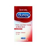 成人用品 正品杜蕾斯避孕套至尊超薄型12片装 安全套两性用品S