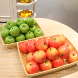 wo+仿真水果苹果拍摄模型水果道具玩具酒店餐厅橱柜家居可定制