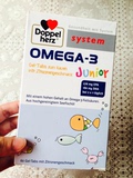 德国代购 Doppelherz儿童深海鱼油OMEGA-3+DHA+EPA（60粒）4岁+