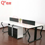 上海办公家具 钢架组合桌 四人员工位 两人职员桌 简约现代可定做