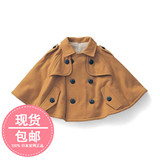 【现货】日本代购千趣会童装经典款男小童学院风斗篷披风外套棉服