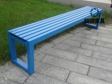 公园户外休闲长椅铁艺公共排椅浴室更衣室休息长凳不锈钢长条凳子