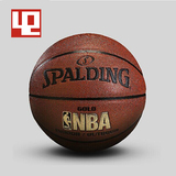 【42运动家】SPALDING斯伯丁 NBA LOGO金色经典篮球74-606Y