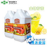 金桔柠檬汁/鲜活食品/鲜活特级果汁/浓缩饮料/珍珠奶茶原料/3kg