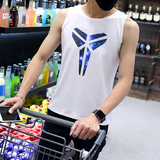 夏季韩版青年男式纯棉弹力背心坎袖砍袖修身型个性跨栏男士学生潮