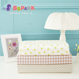 贝贝帕克 婴儿床床单 宝宝床单卡通床单 纯棉儿童床床单 三色