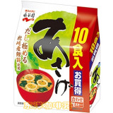 日本味噌汤原装进口永谷园料酱料速食大酱汤 早上装味增汤10客